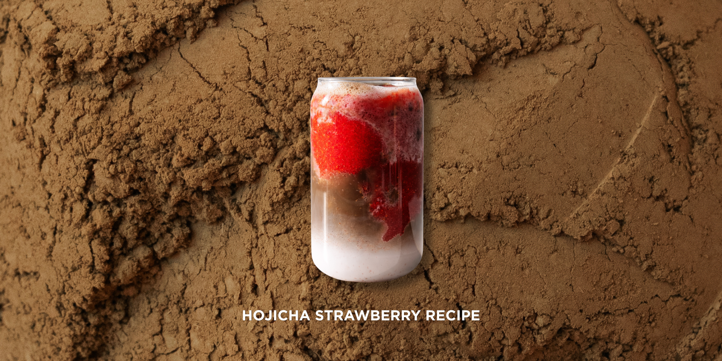 Iced Hojicha Strawberry Latte Recipe: Japanese Hojicha with Homemade Strawberry Syrup