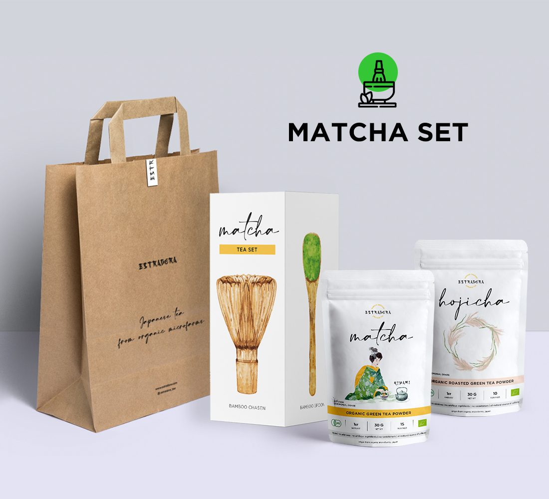 MATCHA SET Organic Japanese Tea Gift Set