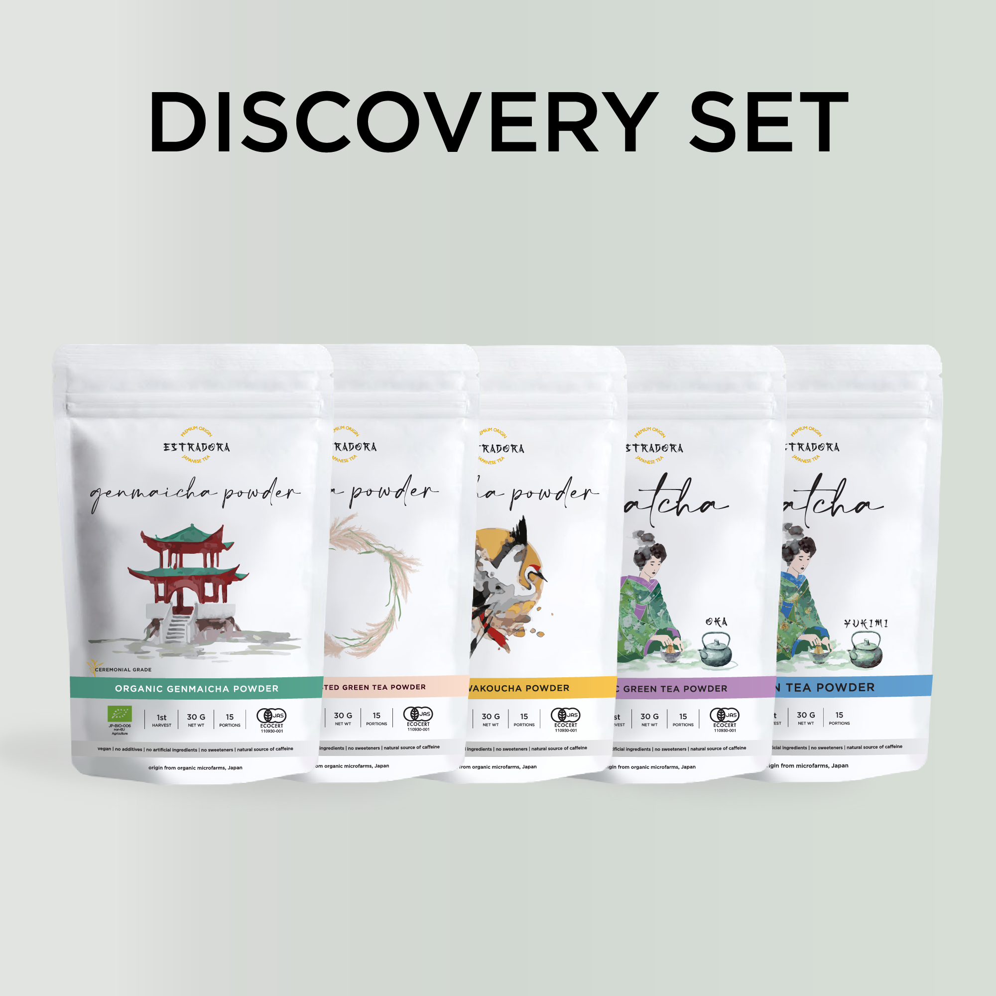 Discovery Set | Japanese Ceremonial Matcha & Powders Set