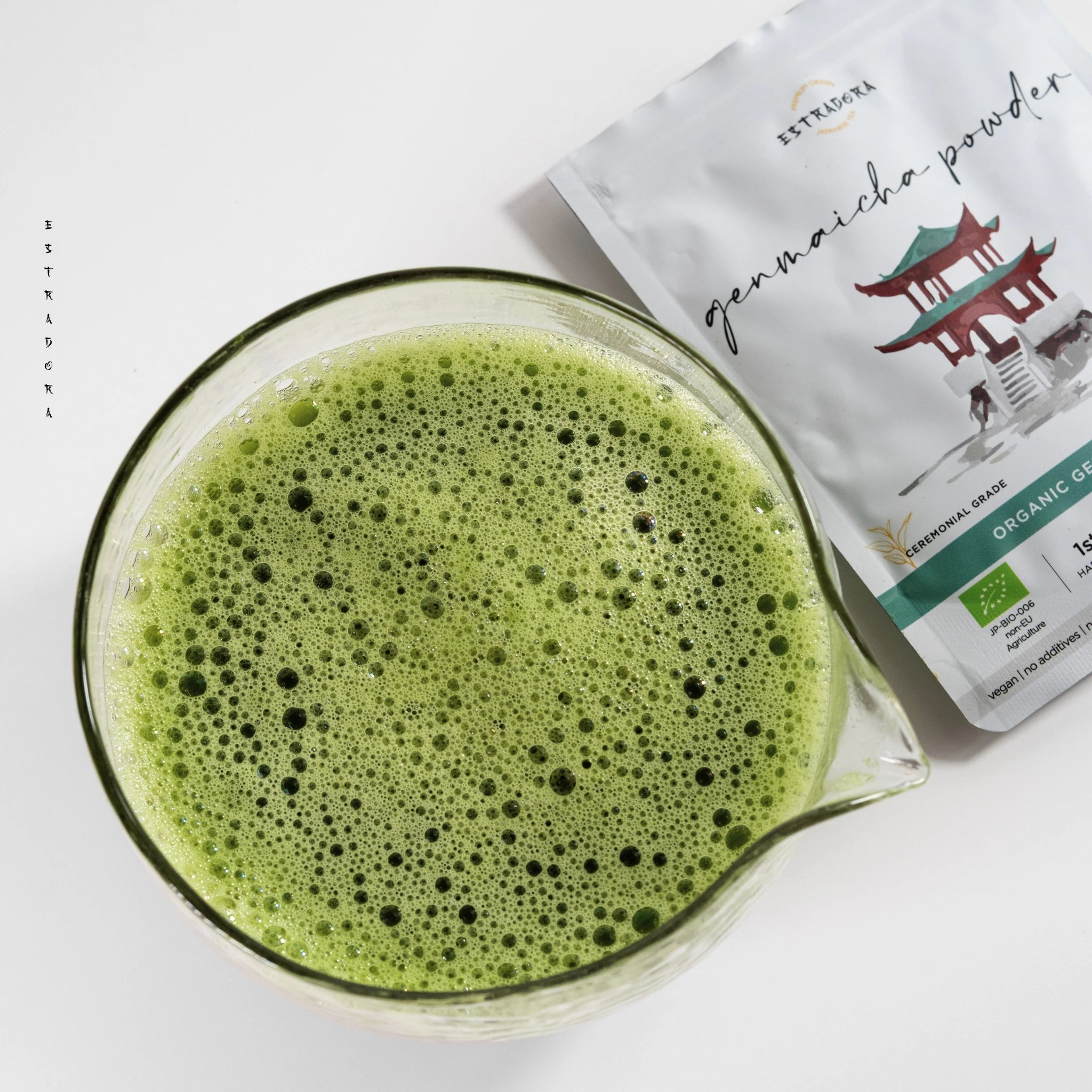 Japanese Genmaicha tea powder ceremonial grade