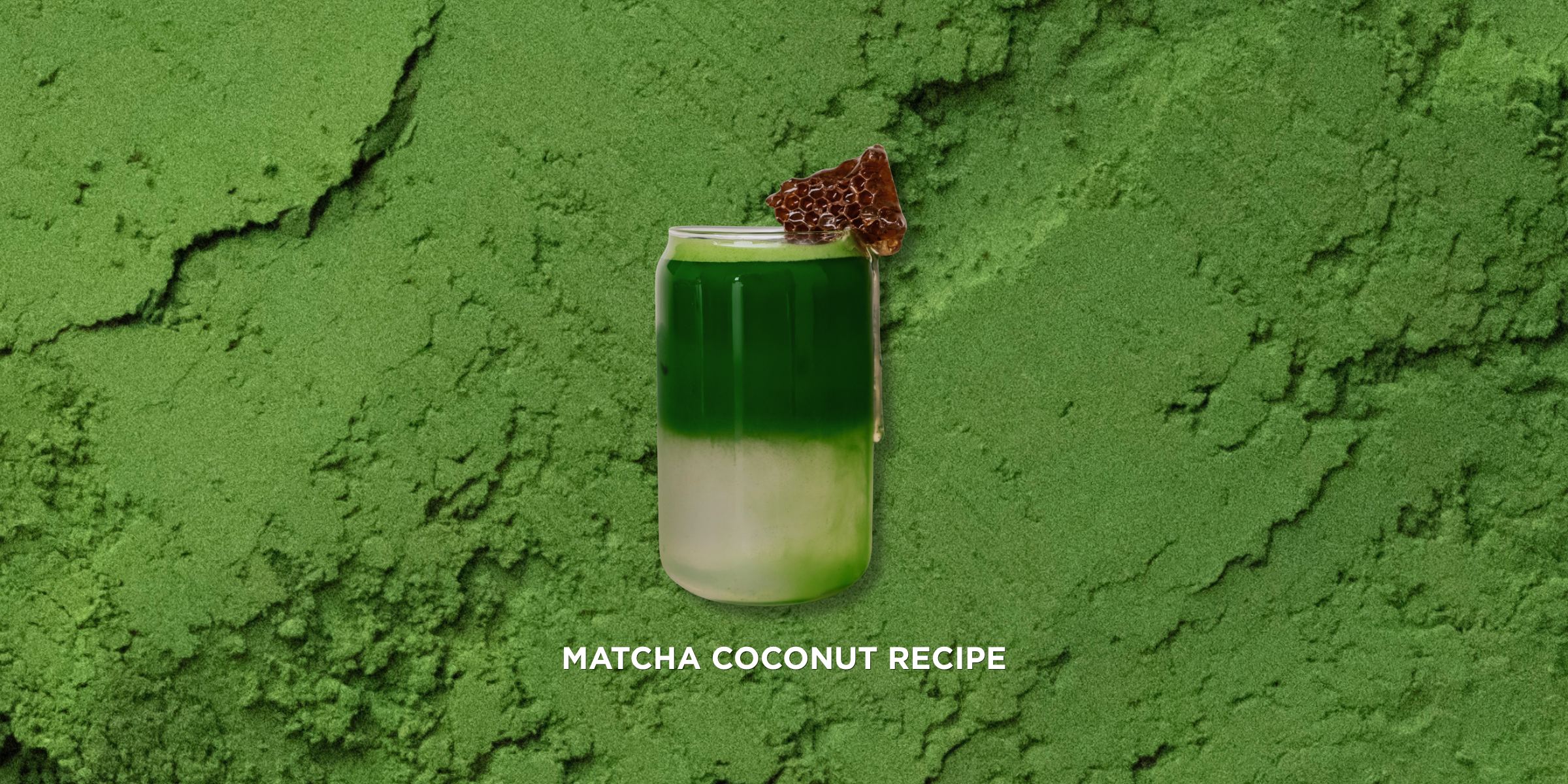 Iced Matcha Coconut Recipe: Layered Matcha with Coconut Water