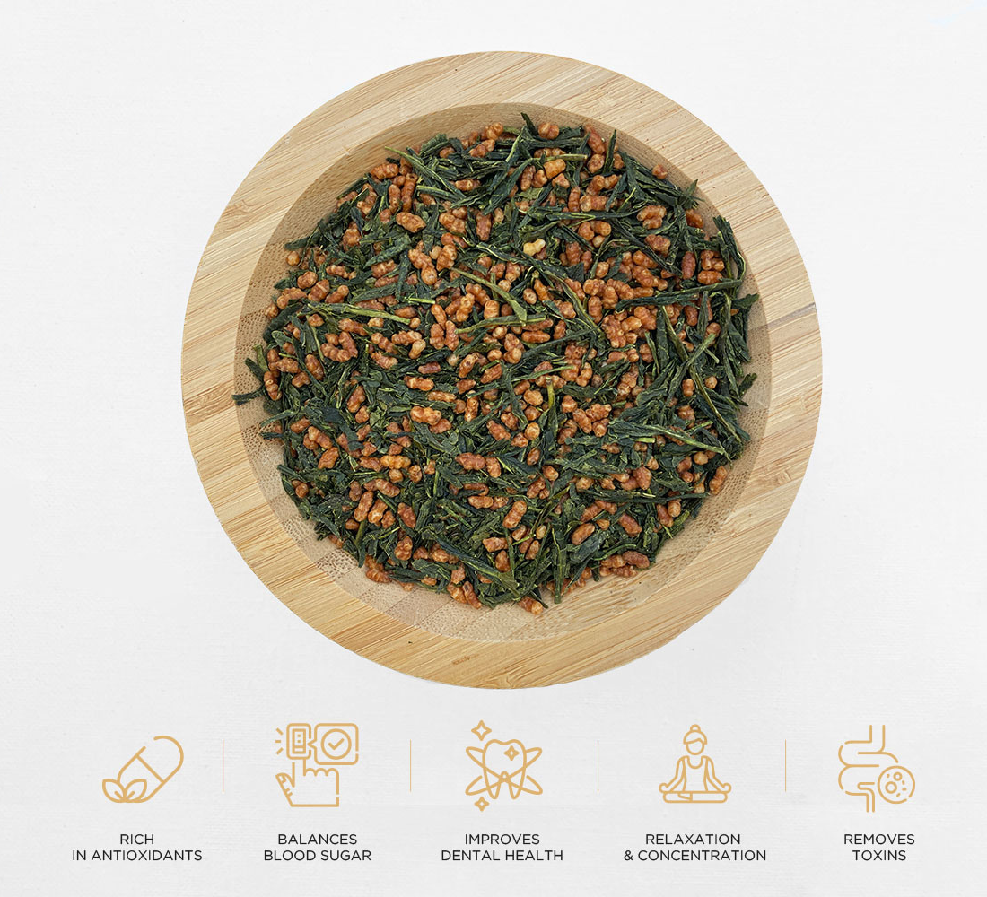 Genmaicha iri Matcha organic tea health benefits
