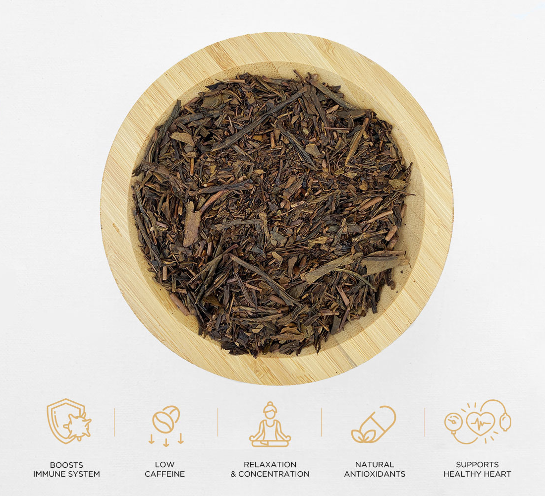 Hojicha roasted green tea health benefits