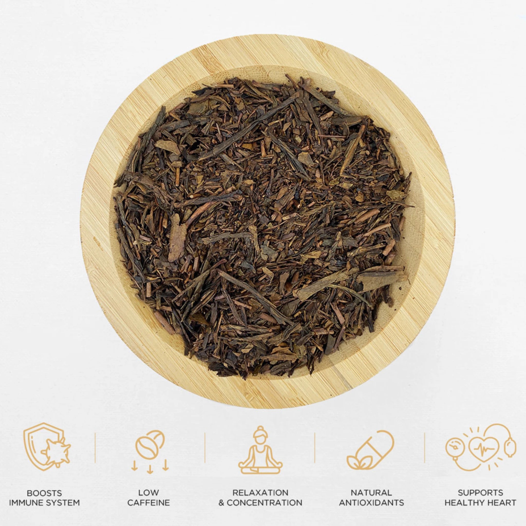Hojicha Japanese roasted green tea – Estradora loose tea leaves 