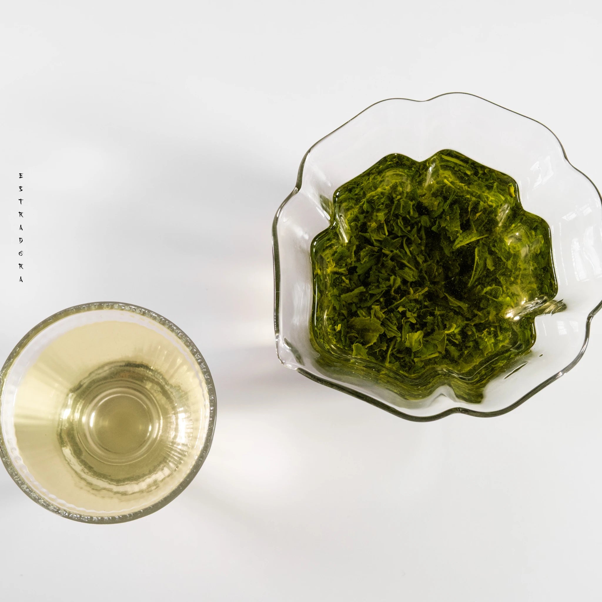 Japanese Gyokuro tea leaves