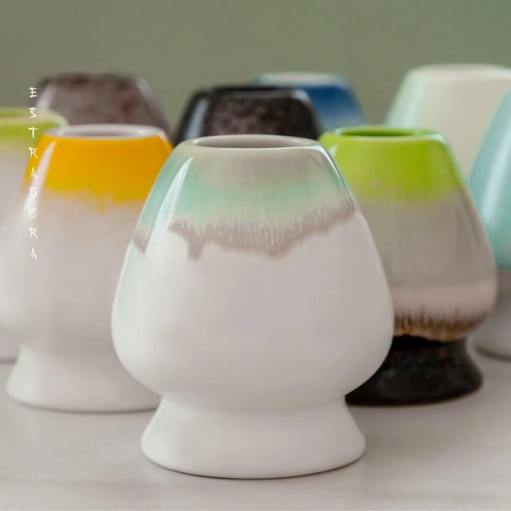ceramic whisk holder for matcha